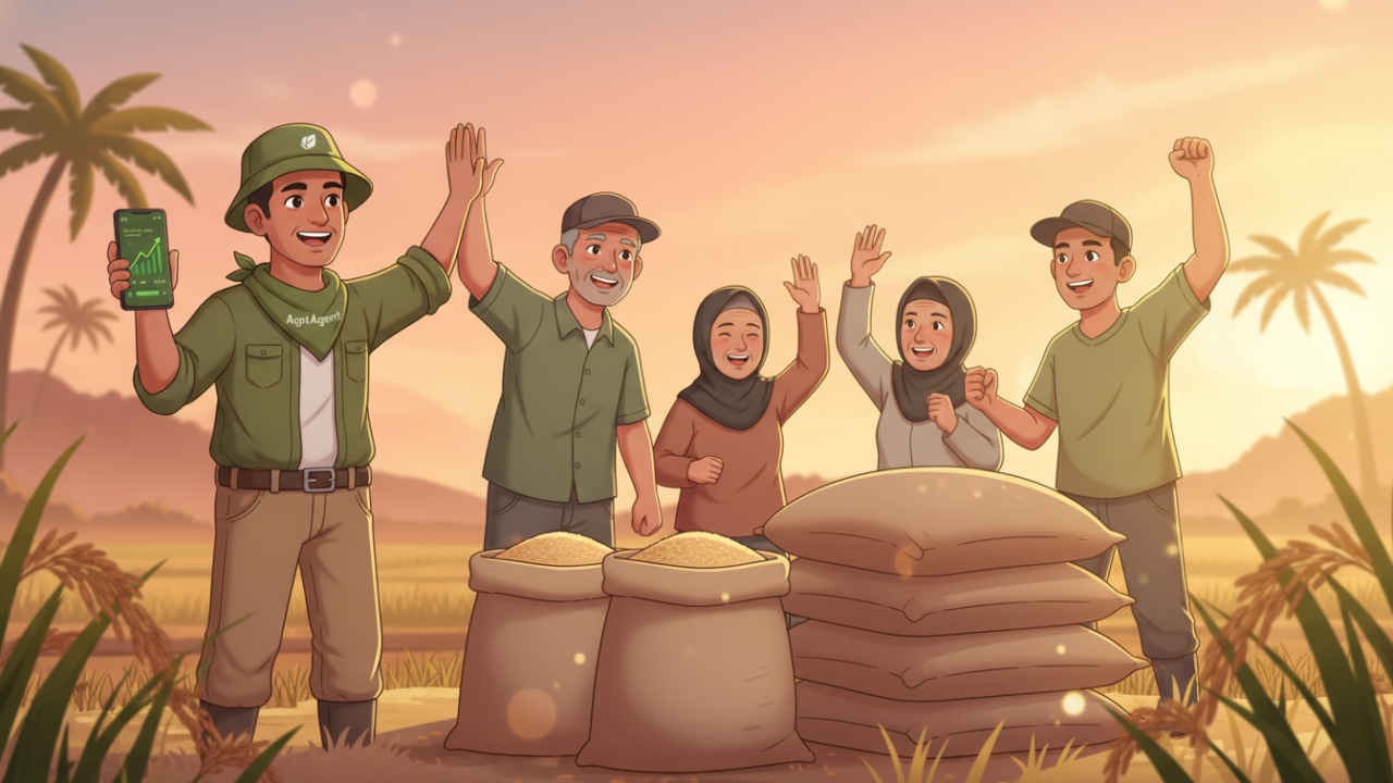Cerita Pak Karto – Omset Panen Naik 3x Setelah Pakai AgriAgent